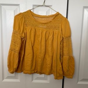 Mustard yellow top!